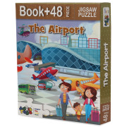 The Airport - Jigsaw Puzzle (48 Piece + Educational Fun Fact Book Inside)