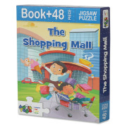 The Shopping Mall - Jigsaw Puzzle (48 Piece + Educational Fun Fact Book Inside)