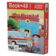 The Hospital - Jigsaw Puzzle (48 Piece + Educational Fun Fact Book Inside)