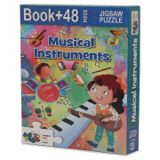 Musical Instruments - Jigsaw Puzzle (48 Piece + Educational Fun Fact Book Inside)