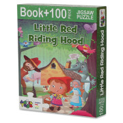 Little Red Riding Hood - Jigsaw Puzzle (100 Pieces + Educational Fun Fact Book Inside)