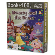 Beauty and The Beast - Jigsaw Puzzle (100 Pieces + Educational Fun Fact Book Inside)