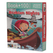 Arabian Nights - Jigsaw Puzzle (100 Pieces + Educational Fun Fact Book Inside)
