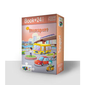 Transport - Jigsaw Puzzle (24 Piece + Fun Fact Book Inside)