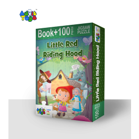 Buy Little Red Riding Hood Jigsaw Puzzle - (100 Piece + 32 Page Book) from Advit toys